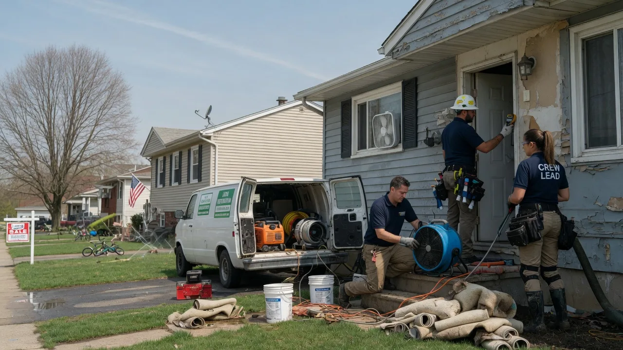 Flood Cleanup in Teterboro, NJ near me